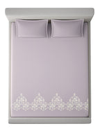 BAROQUE-LAVENDER KING BED SHEET SET