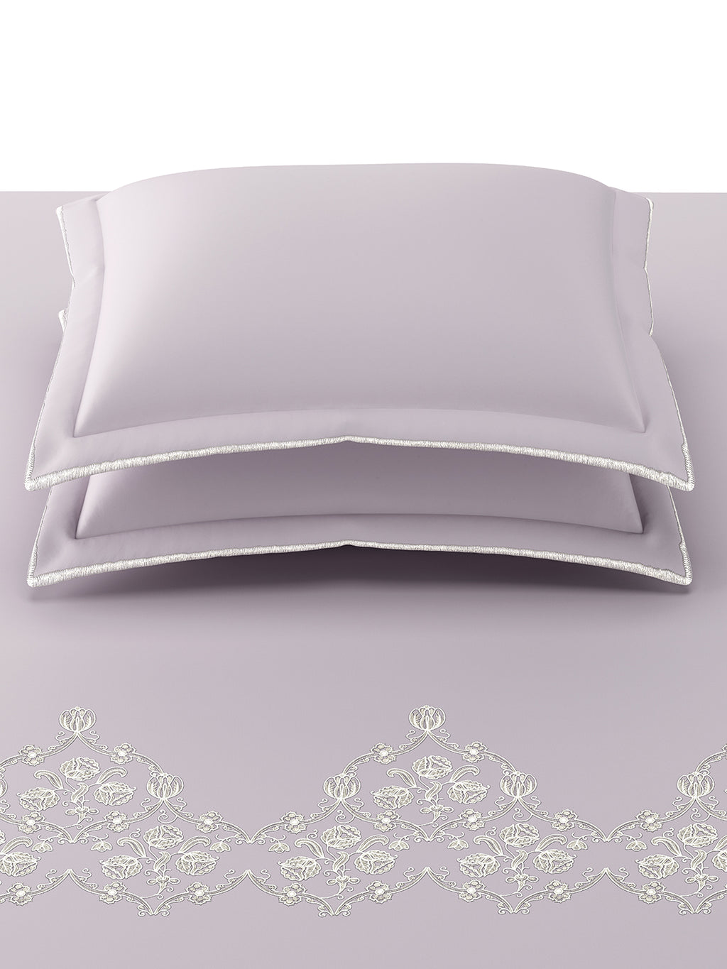 BAROQUE-LAVENDER KING BED SHEET SET