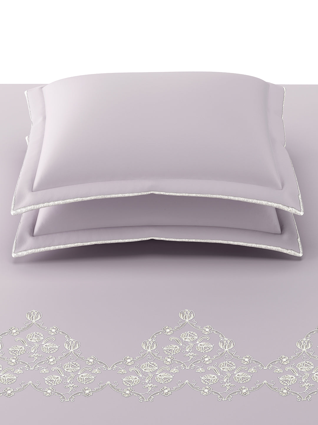BAROQUE-LAVENDER KING BED SHEET SET