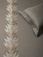 ASCENT-GREY KING BED SHEET SET