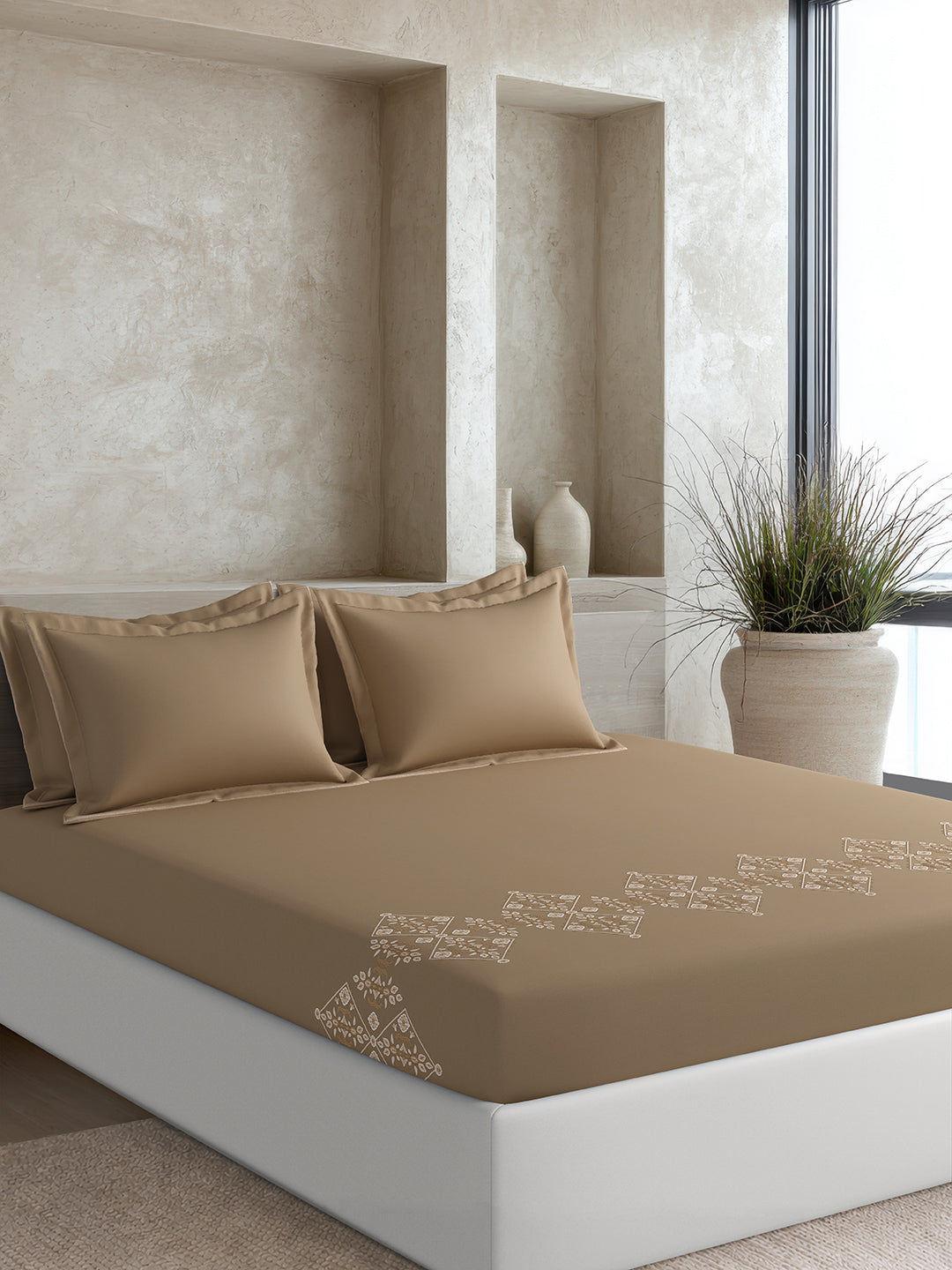 MAJESTY-COFFEE KING BED SHEET SET