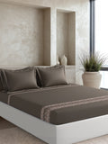UNITY-DARK TRUFFLE KING BED SHEET SET