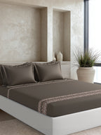 UNITY-DARK TRUFFLE KING BED SHEET SET