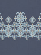 LORENZO-NAVY KING BED SHEET SET