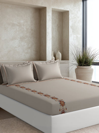 MANOR STRIPE-SALVIA KING BED SHEET SET