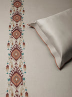 MANOR STRIPE-SALVIA KING BED SHEET SET