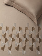 VOLUTE-BUCKSKIN KING BED SHEET SET
