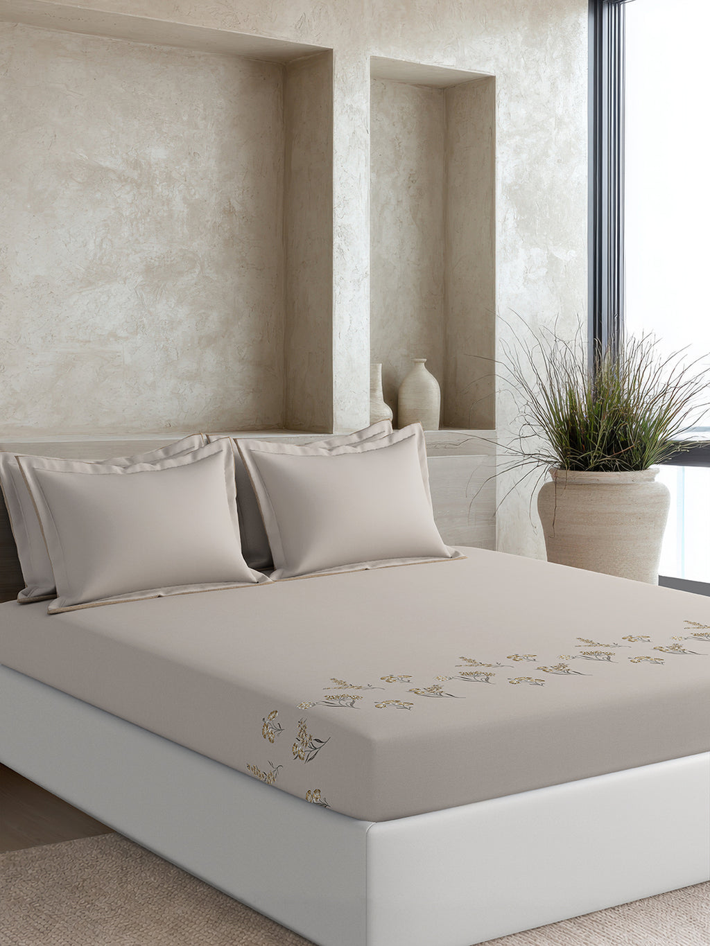 PRIMROSE-DOVE KING BED SHEET SET