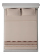 AZTEC-TAUPE KING BED SHEET SET