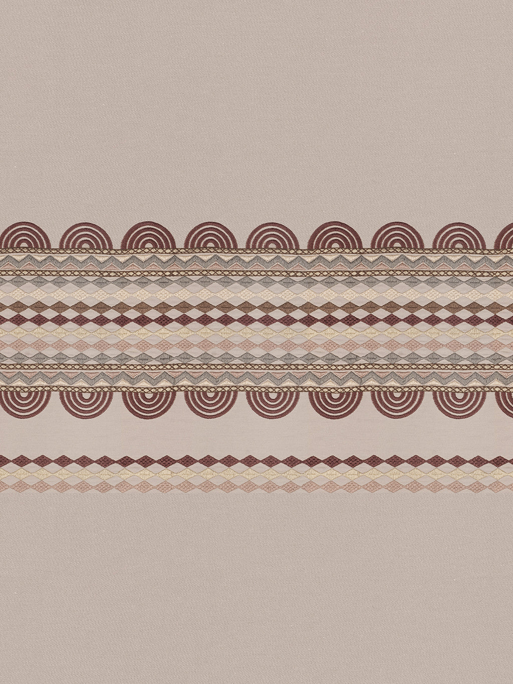 AZTEC-TAUPE KING BED SHEET SET