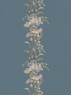FLORAL TRAIL-AZURE KING BED SHEET SET