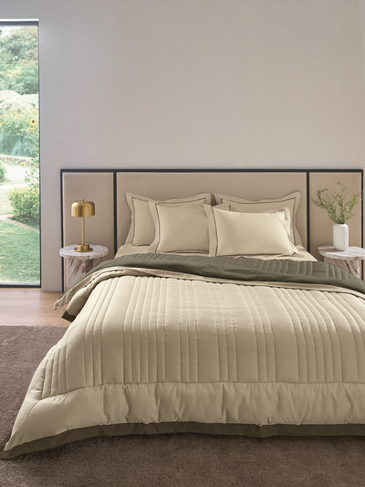 ALTROVE -TIMBER WOLF - SAND REVERSIBLE DOUBLE COMFORTER