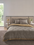 HONEYCOMB-SOUTHERN VINE -  MUSTARD REVERSIBLE DOUBLE COMFORTER