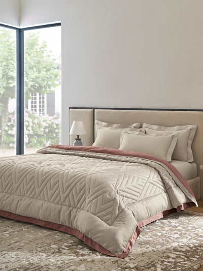 GARNET-LINEN - DUSKY REVERSIBLE DOUBLE COMFORTER