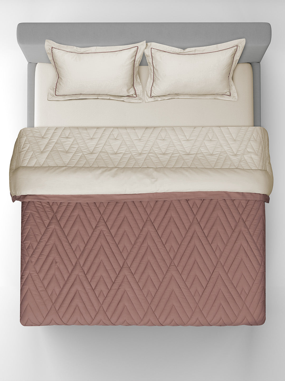 GARNET-LINEN - DUSKY REVERSIBLE DOUBLE COMFORTER