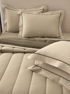 FURROW-TIMBER WOLF - SAND REVERSIBLE DOUBLE COMFORTER