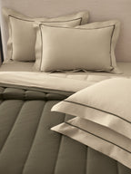 FURROW-TIMBER WOLF - SAND REVERSIBLE DOUBLE COMFORTER