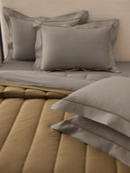FURROW-SOUTHERN VINE -  MUSTARD REVERSIBLE DOUBLE COMFORTER
