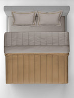 FURROW-SOUTHERN VINE -  MUSTARD REVERSIBLE DOUBLE COMFORTER