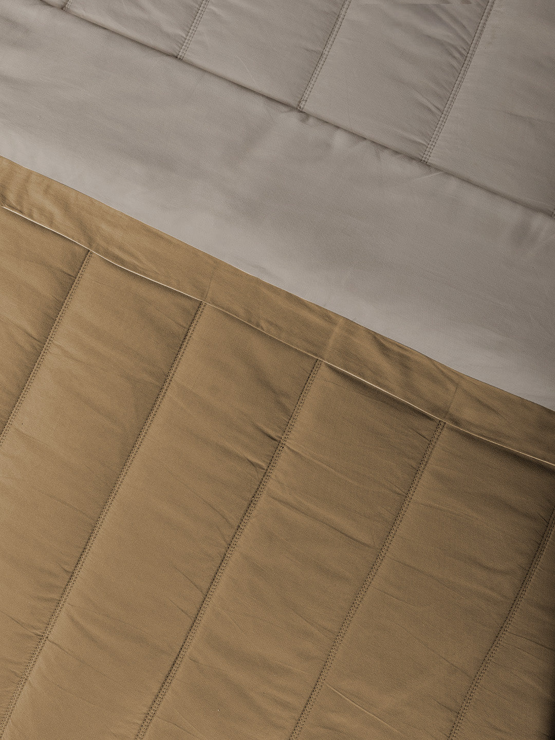 FURROW-SOUTHERN VINE -  MUSTARD REVERSIBLE DOUBLE COMFORTER