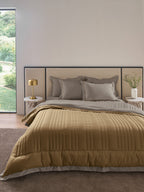ALTROVE -SOUTHERN VINE -  MUSTARD REVERSIBLE SINGLE COMFORTER