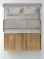 ALTROVE -SOUTHERN VINE -  MUSTARD REVERSIBLE SINGLE COMFORTER