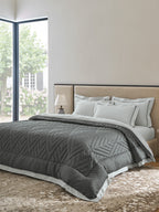 GARNET-GRIFFIN - SILVER REVERSIBLE SINGLE COMFORTER