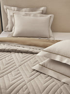 GARNET-PEBBLE - COFFEE REVERSIBLE SINGLE COMFORTER