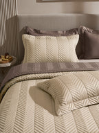 VECTRA-LINEN AND PINECONE DOUBLE QUILTED BED SPREAD