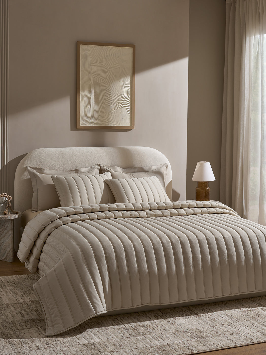 AVENUE-LINEN DOUBLE QUILTED BED SPREAD