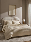 AVENUE-WHITE SAND  DOUBLE QUILTED BED SPREAD