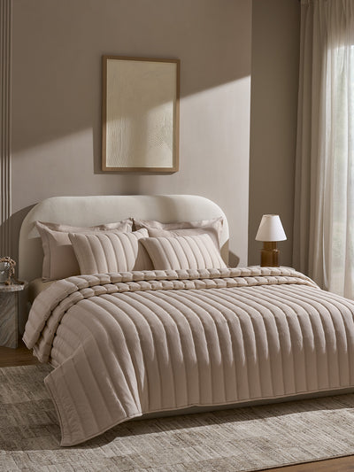 AVENUE-BISCUIT DOUBLE QUILTED BED SPREAD