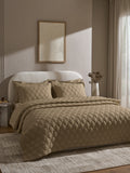 HIVE-MOCHA DOUBLE QUILTED BED SPREAD