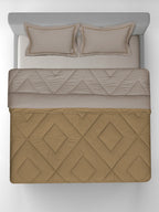 CALISSON-SOUTHERN VINE -  MUSTARD REVERSIBLE DOUBLE COMFORTER BEDDING SET