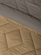 CALISSON-SOUTHERN VINE -  MUSTARD REVERSIBLE DOUBLE COMFORTER BEDDING SET