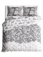 OAKLEAF-STORM GREY DOUBLE BED IN BAG