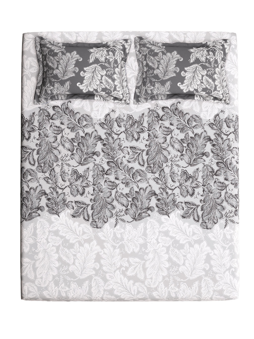 OAKLEAF-STORM GREY DOUBLE BED IN BAG