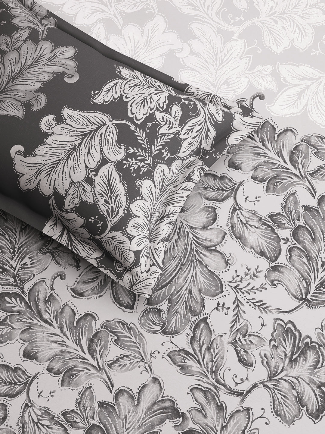 OAKLEAF-STORM GREY DOUBLE BED IN BAG