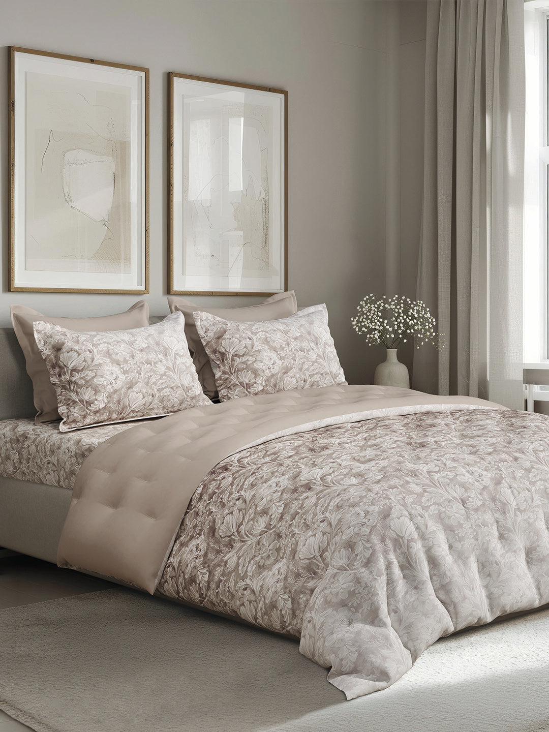 PAVOT-DOESKIN SINGLE BED SHEET SET