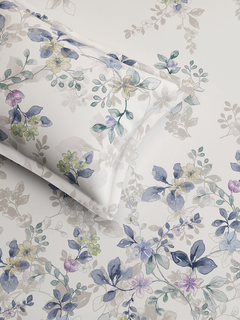 WINDFLOWER-STONEWASH SINGLE BED SHEET SET