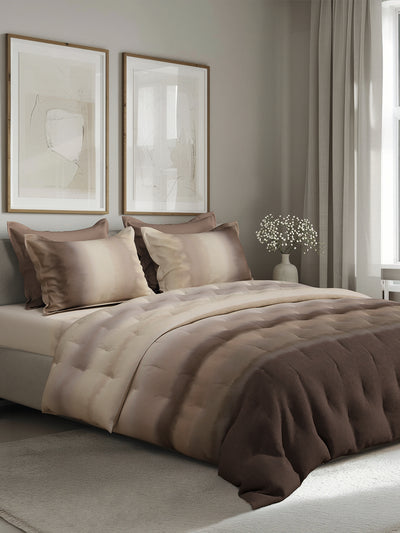 HAZE-NUTMEG SINGLE BED SHEET SET