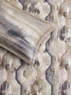 HONEYCOMB-BRONZE SINGLE BED SHEET SET