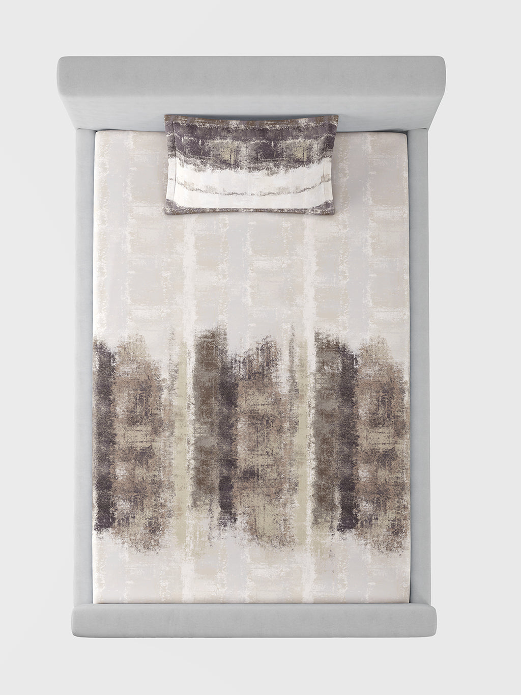 STUCCO-COCOA SINGLE BED SHEET SET