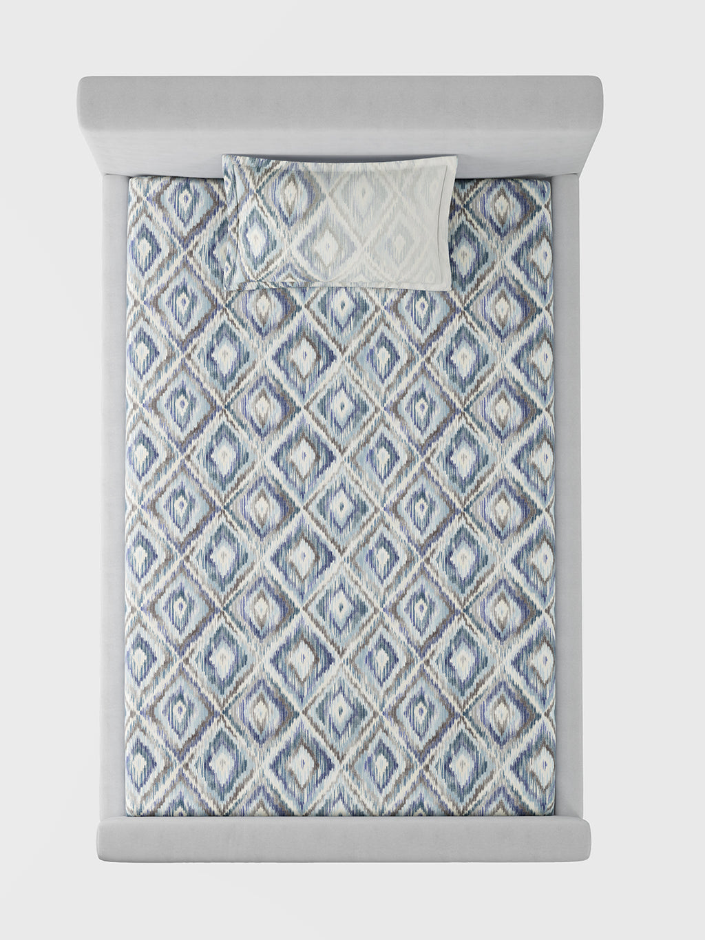 ELMAS-PETROL BLUE SINGLE BED SHEET SET