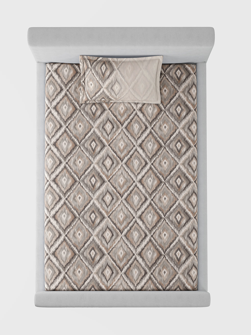 ELMAS-UMBER SINGLE BED SHEET SET