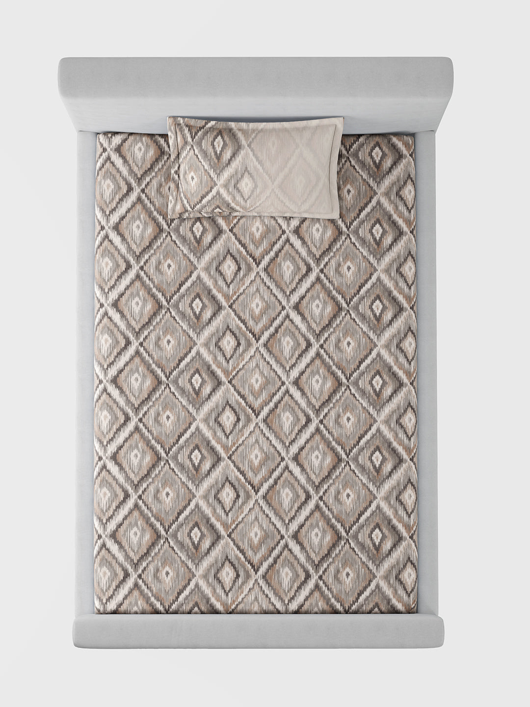 ELMAS-UMBER SINGLE BED SHEET SET