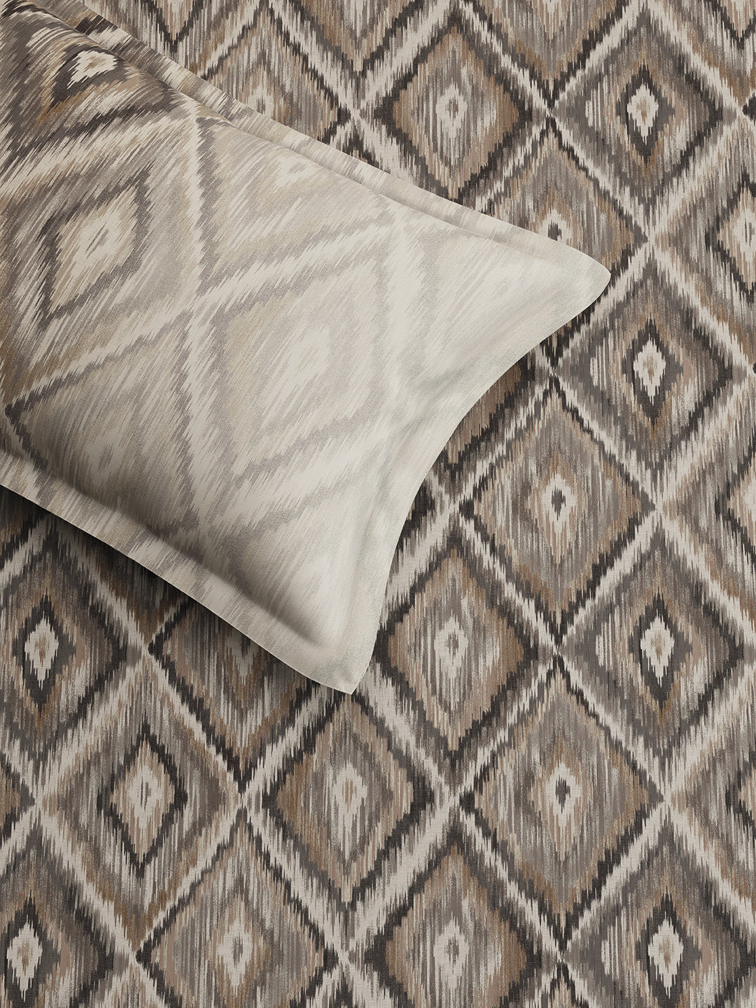 ELMAS-UMBER SINGLE BED SHEET SET