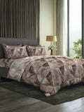 TRIGON-COFFEE SINGLE BED SHEET SET