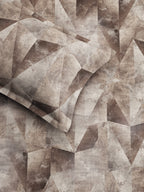 TRIGON-COFFEE SINGLE BED SHEET SET