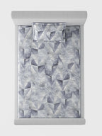 TRIGON-SLATE GREY SINGLE BED SHEET SET